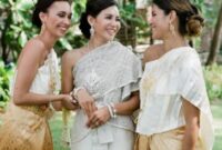 Elegant Styles of Thai Wedding Dresses for Bridesmaids